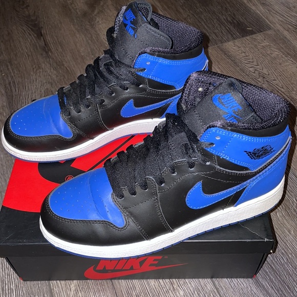 💙 Air Jordan Retro 1 Royal /black - Picture 5 of 8